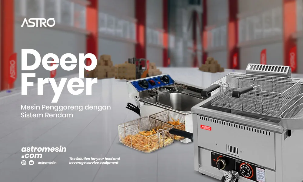 Banner Mesin Gas Deep Fryer