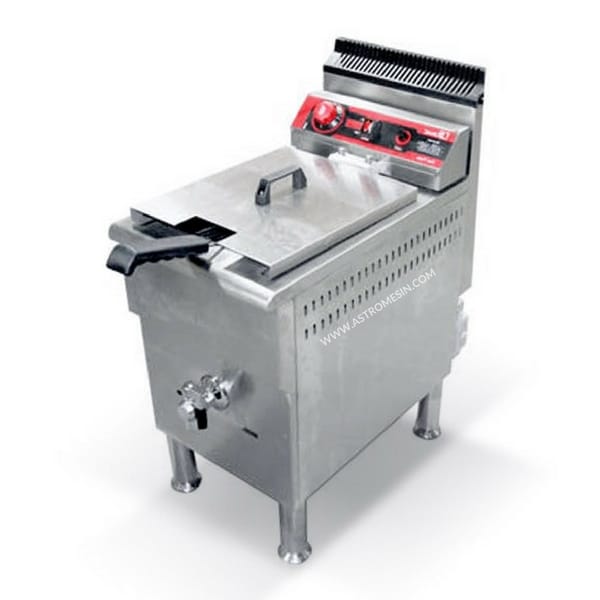 Gas Deep Fryer 1 Basket 17 Liter