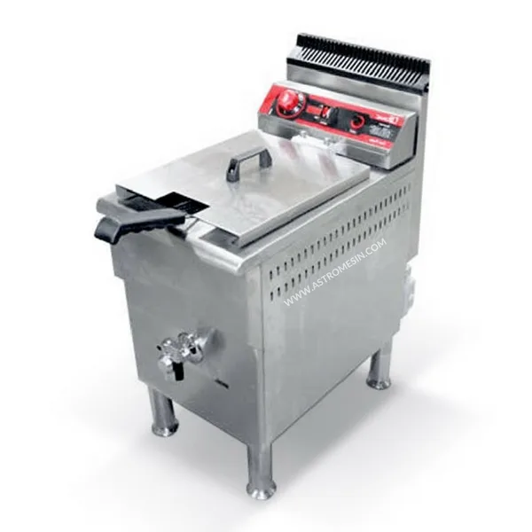 Gas Deep Fryer 1 Basket 17 Liter