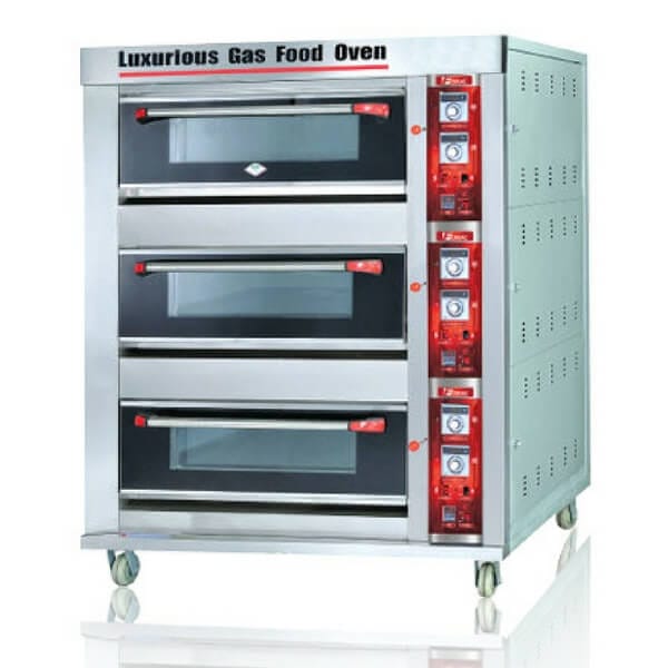 Oven Gas 3 Deck