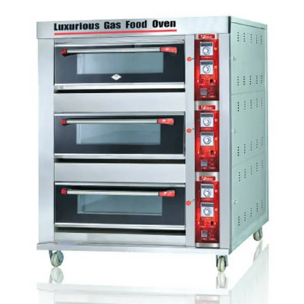Oven Gas 3 Deck