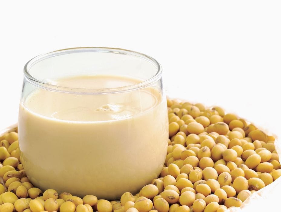 Soya Milk Background