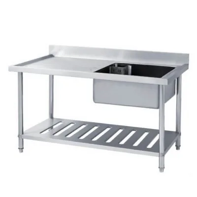 Sink Table Stainless Steel Pencuci Piring GETRA
