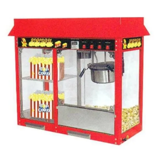 Mesin Popcorn Dengan Showcase Penghangat GETRA