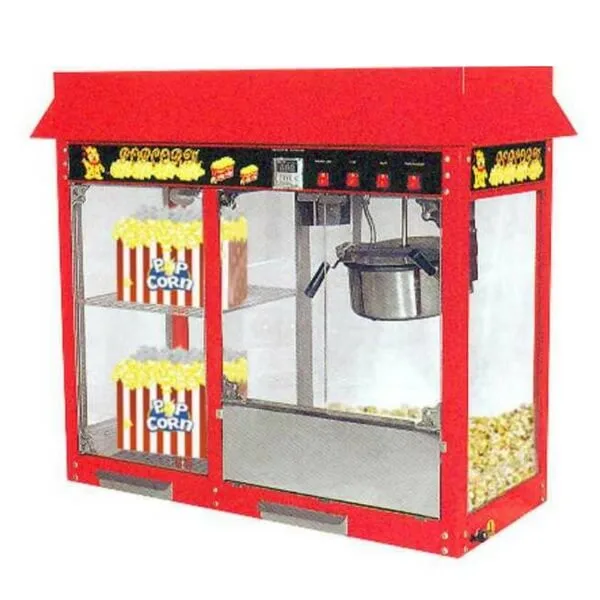 Mesin Popcorn Dengan Showcase Penghangat GETRA