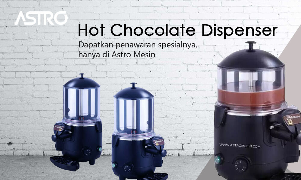 Hot Chocolate Dispenser atau Mesin Cokelat Dispenser