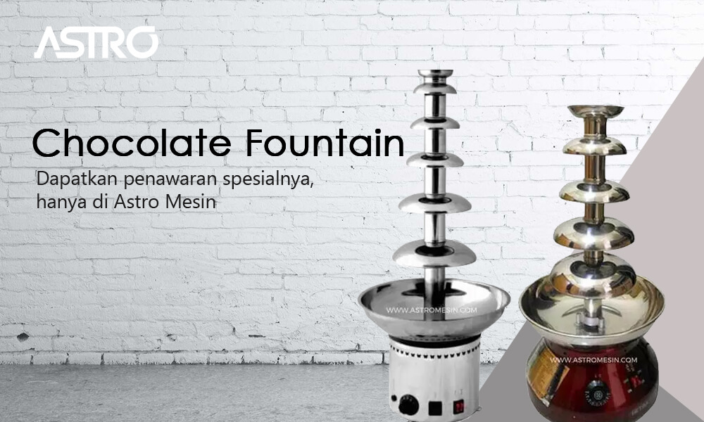 Banner Mesin Coklat Fountain