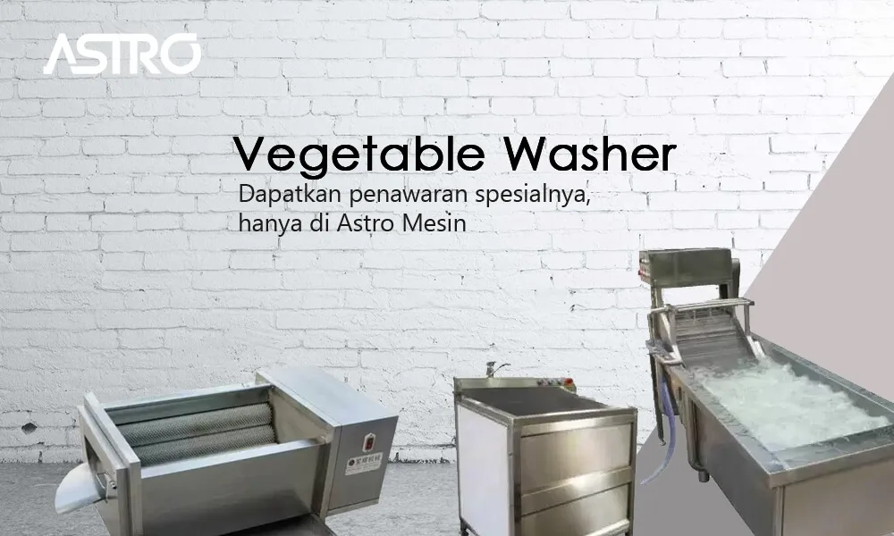 Banner Mesin Vegetable Washer
