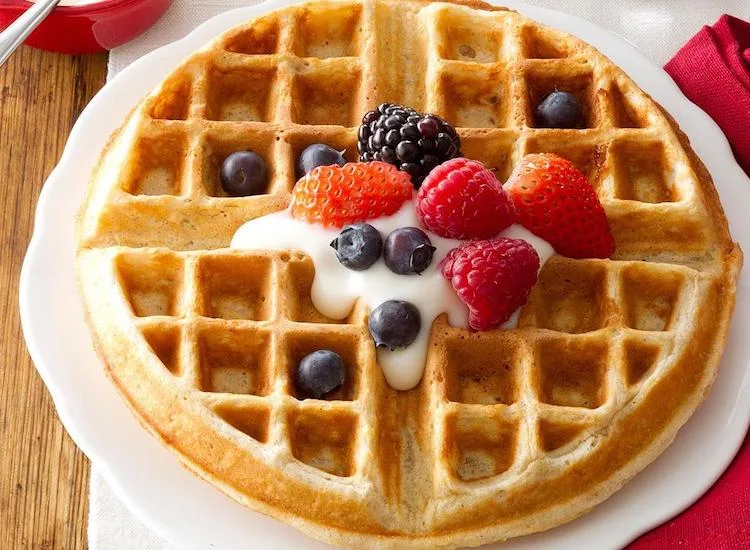 Kue Waffle Es Krim