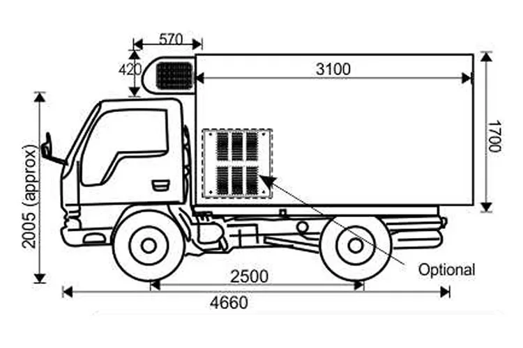Spesifikasi Mobil Eutectic Box Truck 4 Ban