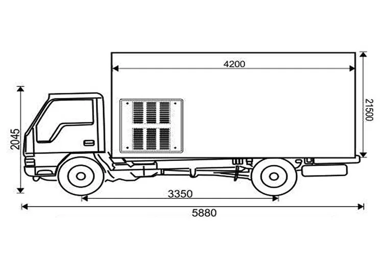 Spesifikasi Truck Eutectic Box Pendingin 6 Ban