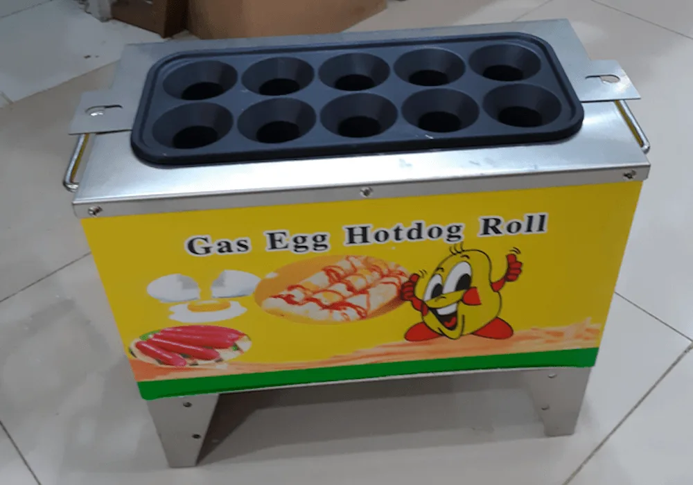 Mesin Sosis Telur Gas Egg Roll Astro