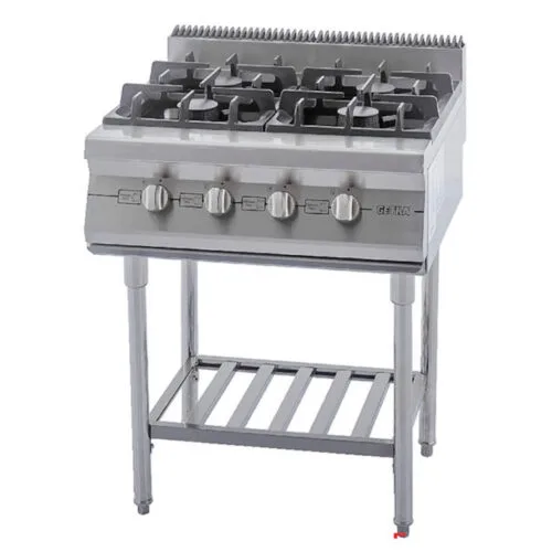 Kompor Restoran Gas Open Burner 4 Tungku