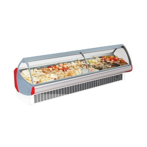 Lift-Up Flat Glass Serve Over Counter HELICONIA RCA-125