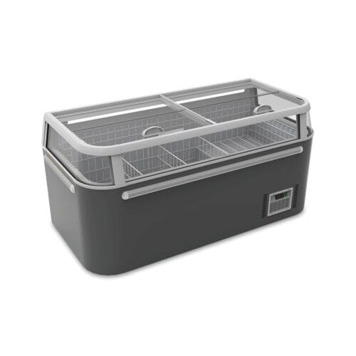 GLASS DOOR ISLAND FREEZER LYCASTE