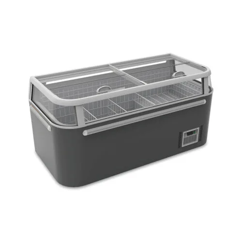 GLASS DOOR ISLAND FREEZER LYCASTE