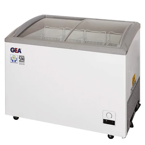 Sliding Curve Glass Freezer GEA SD-303