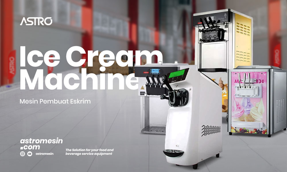 Mesin Ice Cream Banner