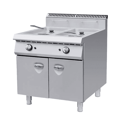 Gas Fryer with Cabinet