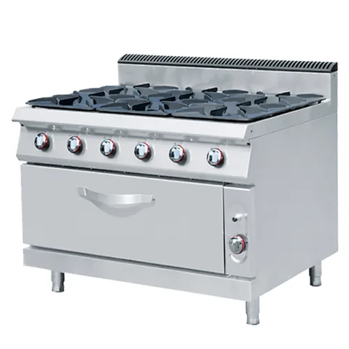 Gas Stove with Oven 6 Burners