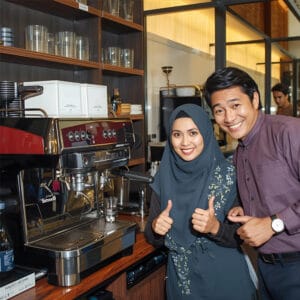 Customer mesin Kopi