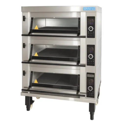 SINMAG Gas Deck Oven MB-823 (3 Deck 6 Trays)